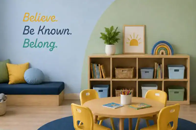 early learning center mockup